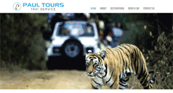 Desktop Screenshot of paultours.com